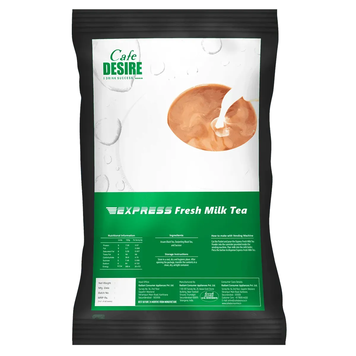 EXPRESS Fresh Milk Tea - Plain - 1Kg - cafedesireonline.com