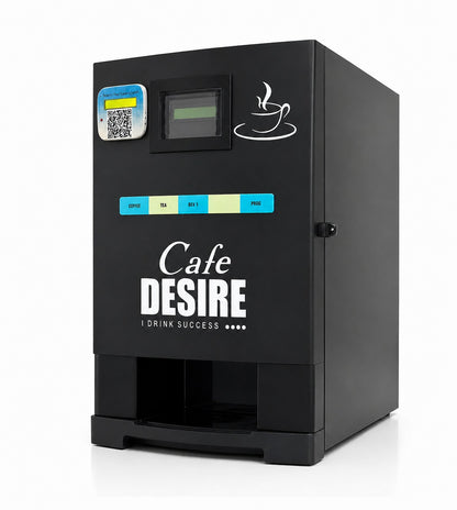Triple Option LED RFID Coffee Vending Machine with Pump
