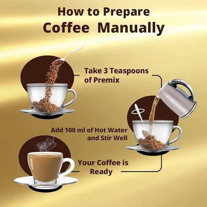 Instant Coffee Premix - 1Kg - Premium Blend - cafedesireonline.com