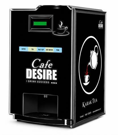 Double Option LED Tea & Coffee Vending Machine for Offices