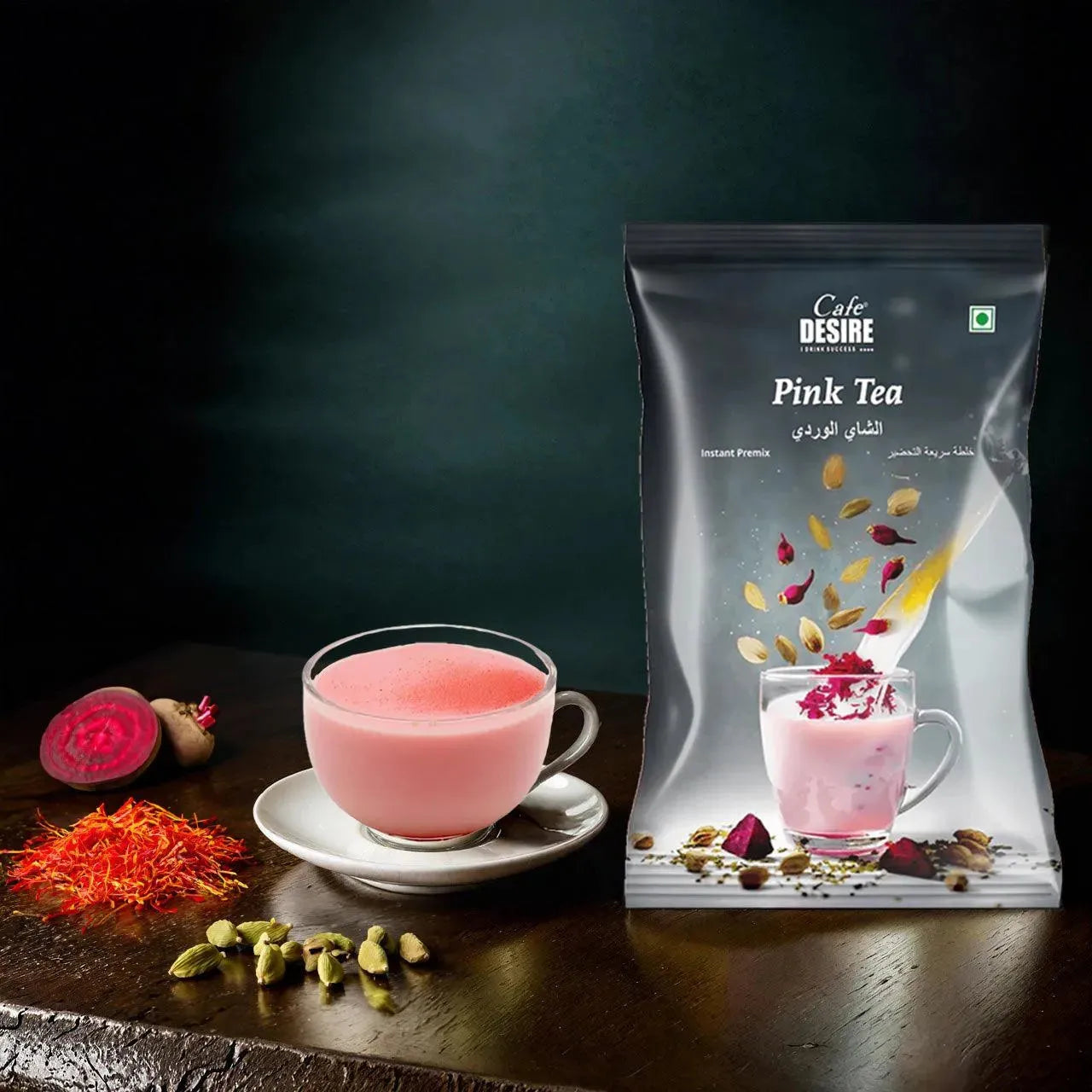 Pink Tea Premix - 500g - cafedesireonline.com