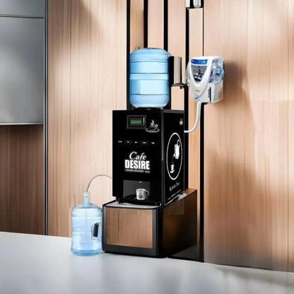 LED - Coffee Machine 4 Lane Multi Water Inlet Coffee and Tea Vending Machine 