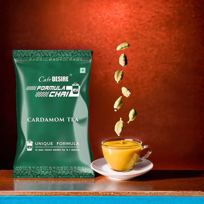 Formula Chai - Cardamom - 1Kg - Pack of 10 - cafedesireonline.com
