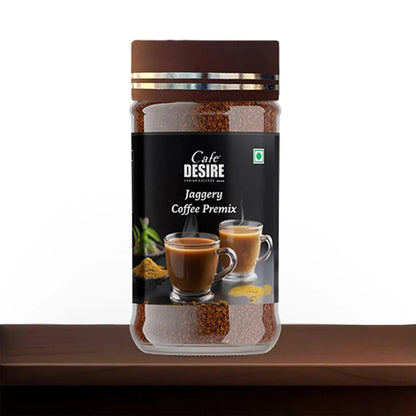 Jaggery Coffee Premix - 500g Jar - cafedesireonline.com