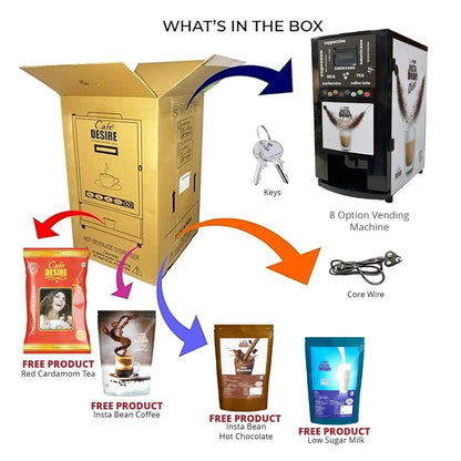 Insta Bean Classic Coffee Vending Machine | 8 Options
