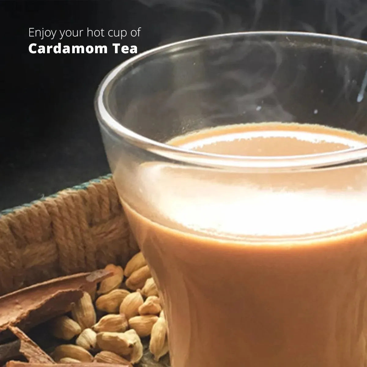 Cardamom Tea Premix - 1Kg - Red Range Economy Blend - cafedesireonline.com
