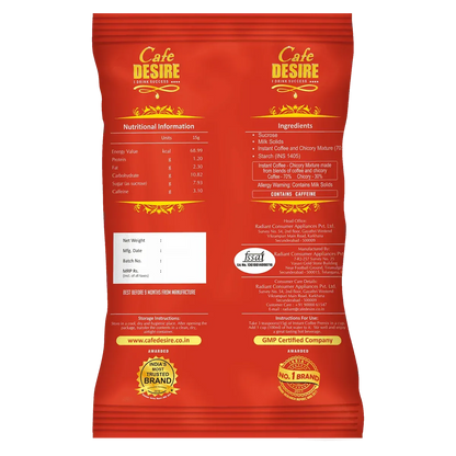 Instant Coffee Premix - 1Kg - Red Range Economy Blend - cafedesireonline.com